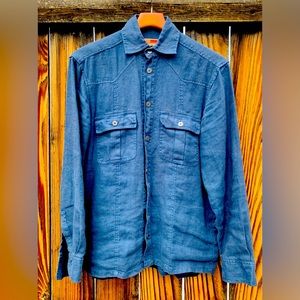 DASH HEMP - 100% Organic Hemp - Zayantè Southwestern Button-down Shirt